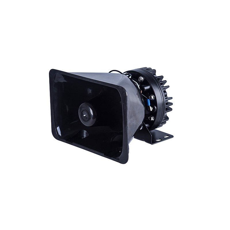 100w Loudspeaker 12v High Power Electronic Metal Car Alarm Siren Speaker Horn Amplifier for Emergency Cars YSD-100F1
